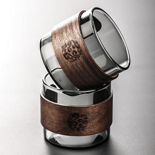 茶杯玻璃套装轻奢高档耐热防烫家用客厅茶几功夫品茗茶具杯子2个装 商品图0