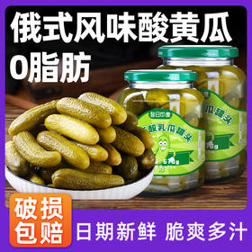 俄式酸黄瓜俄罗斯风味0脂酸乳青瓜德国汉堡沙拉酱下饭菜腌制泡菜