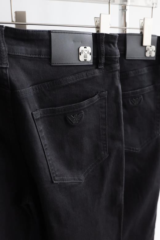 E@新款黑色小直筒休闲牛仔裤 NZK239 商品图5