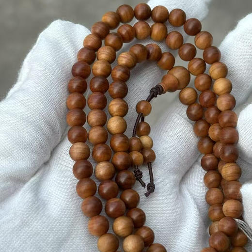 【青山特惠】0.6*108颗 沉水 黑肉虎皮纹正区老山檀老料手串 L15 商品图4