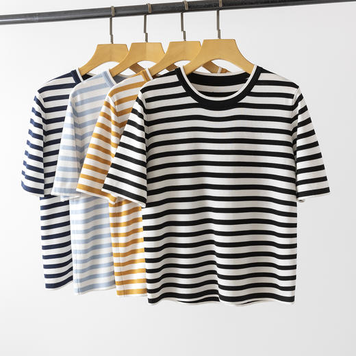 【高品质私服】【100%进口兰精天丝T恤】质感柔软，丝滑，垂坠性好面料自然光泽YS8538-CC 商品图4