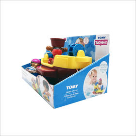 TomyToomies 皮特海盗洗澡船 儿童玩具洗澡玩伴益智玩具