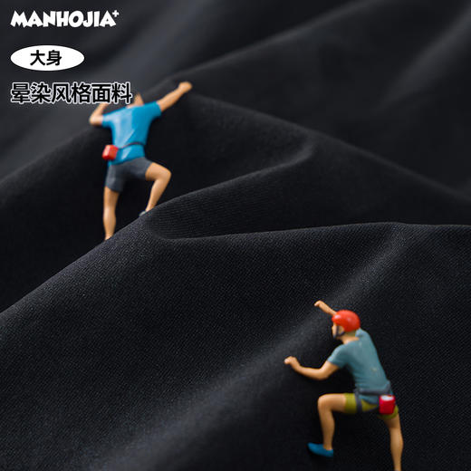 漫画家【自然晕染裤】城市轻户外定制晕染花版撞色走线短裤夏 商品图3