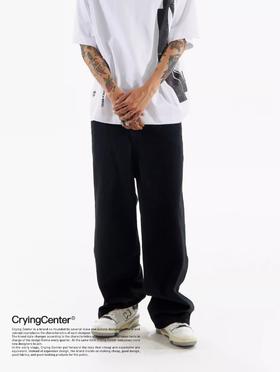 Crying Center  CryingDigger 挖掘者3号宽松直筒休闲裤 搭配神裤