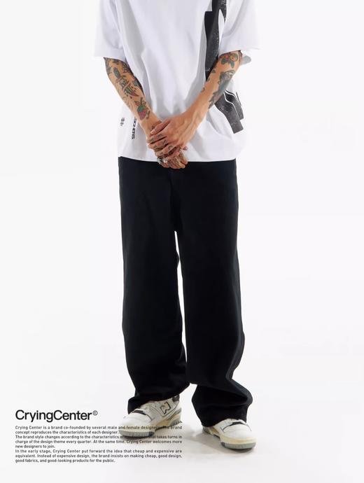 Crying Center  CryingDigger 挖掘者3号宽松直筒休闲裤 搭配神裤 商品图0