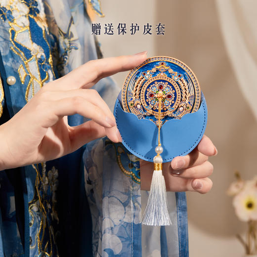 【故宫镜子】点翠凤冠随身镜博物馆文创小镜子生日礼物伴手礼 商品图4