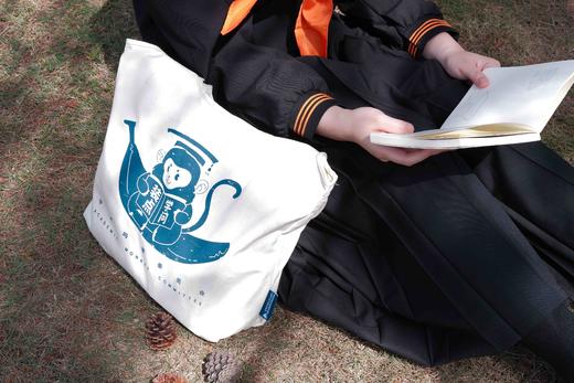 【新品现货】“装点学问”学术吗喽帆布袋 阅·见文创 周边 广西师范大学出版社 商品图9