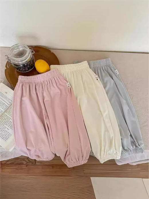 UPF50+速干裤！【防晒防蚊，清凉一夏！】男童儿童夏季防晒裤长裤 韩版纯色百搭 女童防蚊速干裤-QQ 商品图3