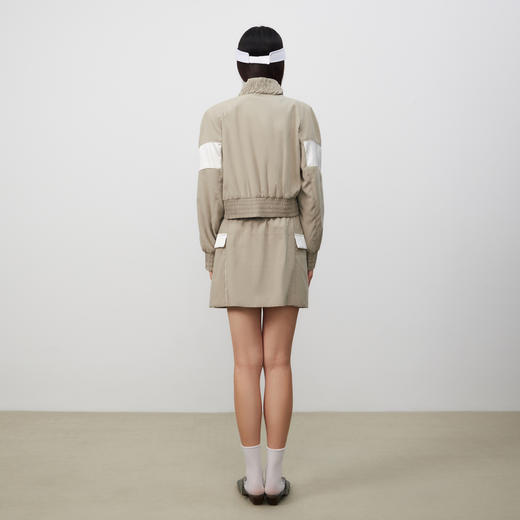 lost in echo2025春夏新款短款运动宽松夹克外套休闲半身裙短裙女 商品图3