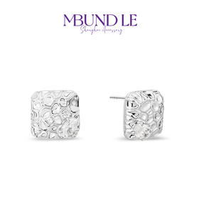 摩邦珠宝 思路遥-戈壁耳环 锆石耳钉