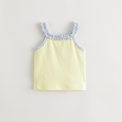 马克珍妮女童甜美花边小背心吊带 宝宝上衣2025年夏装新款550751 商品图3