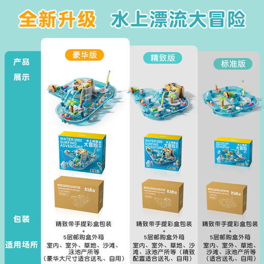 水上乐园模型套装水上冲浪闯关大冒险室内外戏水玩具益智钓鱼游戏 商品图1