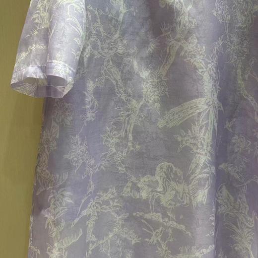 【线上专属】斜襟连衣裙(24707755紫薄汗) 商品图2