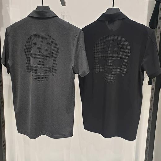 P家夏季骷髅头POLO衫亮钻客供韩国菱形哑光晶石吸汗透气M221629 商品图1