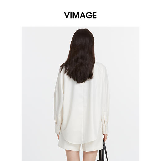 VIMAGE纬漫纪秋季新款时尚干练显瘦百搭外套女V2009607 商品图4