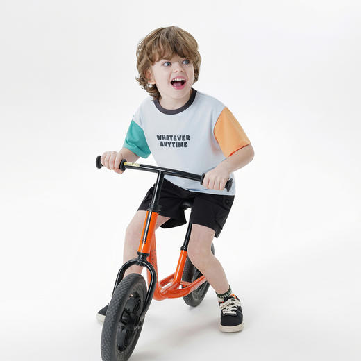 【凉感衣】马克珍妮男童趣味撞色短袖T恤 宝宝上衣夏装新款550663 商品图2