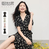 熙世界围裹式复古碎花连衣裙女小个子法式V领茶歇裙子2025夏新款 商品缩略图0