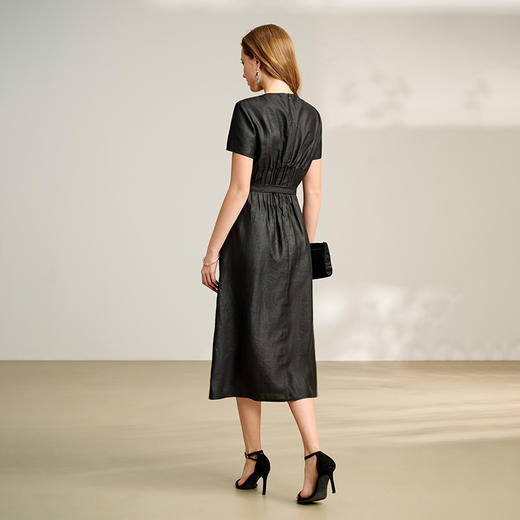 TANGY Collection/2025天意精品商场同款中国风女士连衣裙L252831 商品图2