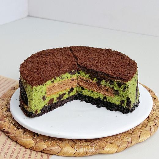 森系双层芝士·抹茶戚风心奥利奥碎·下午茶全国配送(偏远地区除外) | 烤爱 商品图1