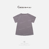 COCO ZONE 刘一一 【100棉】经典简约印花圆领女T恤CD1A0775 商品缩略图1