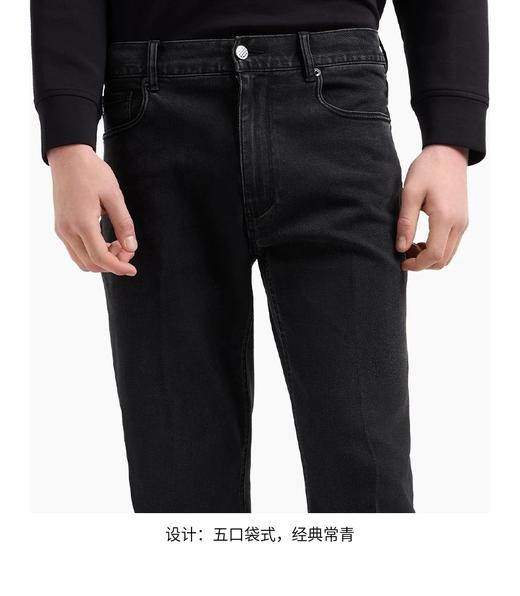 E@新款黑色小直筒休闲牛仔裤 NZK239 商品图1