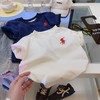 【时尚圆领设计，透气舒适】儿童夏季短袖T恤衫~男女童宝宝全棉 圆领套头半袖上衣 潮流童装-QQ 商品缩略图0
