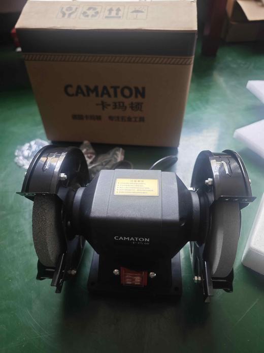 【货号05523】包邮卡玛顿150砂轮机台式砂轮机小型电动磨刀机工业级打磨机抛光机 商品图5