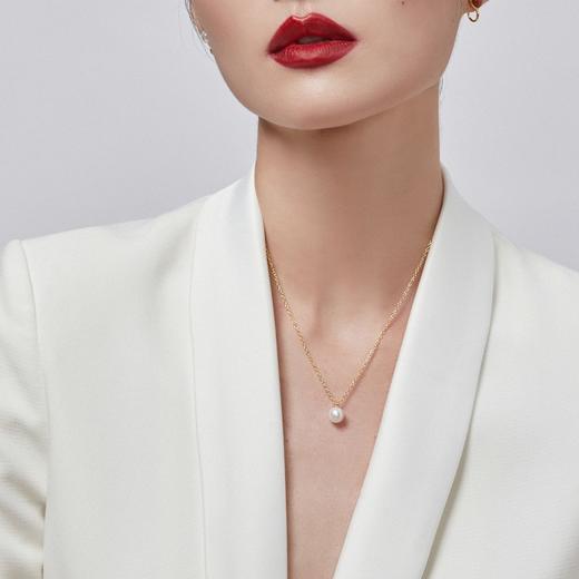 Pearl moments南红 黑玛瑙/黑贝母/南红小心心天然淡水珍珠项链【该商品不支持用券】 商品图2