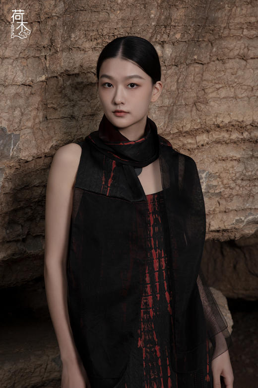 荷木HEMU丨朱栏·围巾 商品图0