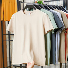 昆潮 速干7A抗菌T恤180克（9色可选）  吸湿透气短袖简约百搭款透气易干弹力抗皱垂顺