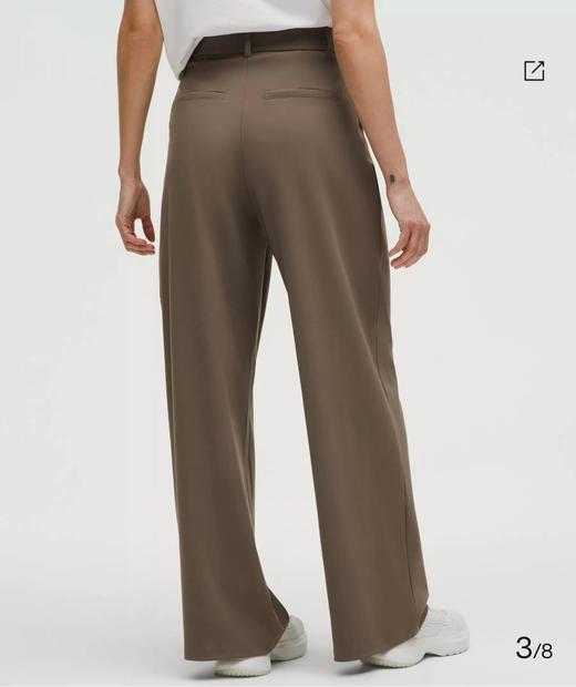 LULU 春夏薄款女士高腰阔腿裤 Z-15213 商品图2