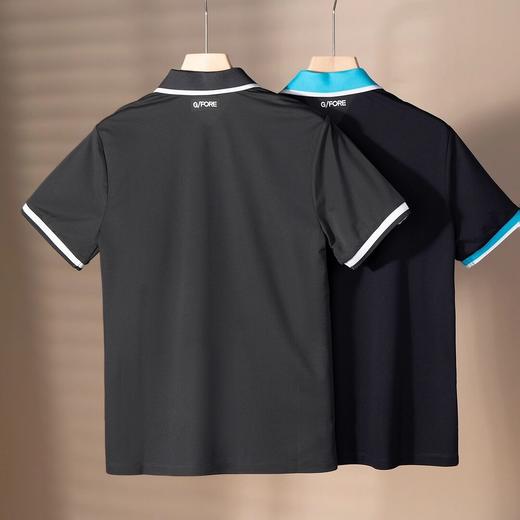 G*家新款提花领男士短袖上衣功能面料Polo吸湿排汗M224137170 商品图1
