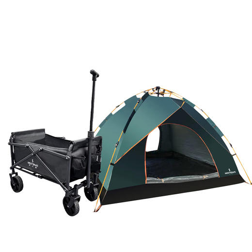 (分两个包裹发货）何大屋 mini便携营地车HDW1613 + 何大屋 精彩人生户外帐篷HDW1503【JKYGH51 3.0】 商品图0