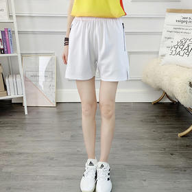 丁摩 运动短裤女松紧腰速干裤夏季薄款透气五分裤弹力训练健身跑步打球5ZF-  2302