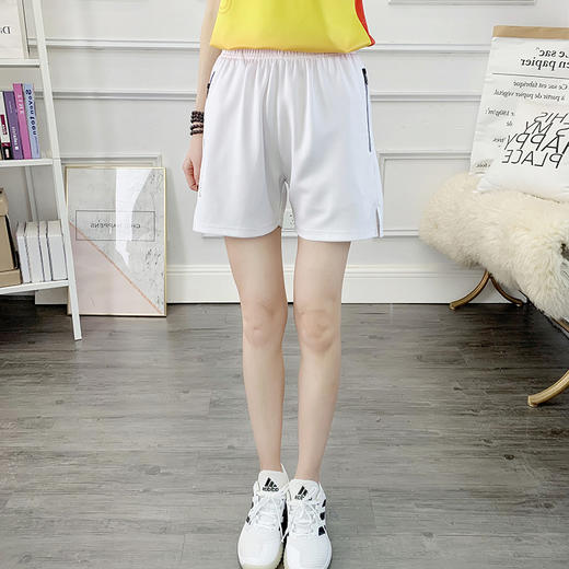 丁摩 运动短裤女松紧腰速干裤夏季薄款透气五分裤弹力训练健身跑步打球5ZF-  2302 商品图0