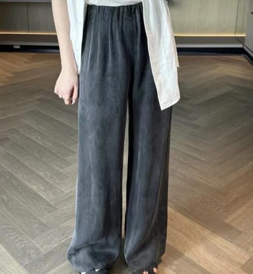 神裤推荐  Row砂洗铜氨丝阔腿裤  三色空气裤  拉腿裤穿上就不想脱的铜氨丝 商品图0