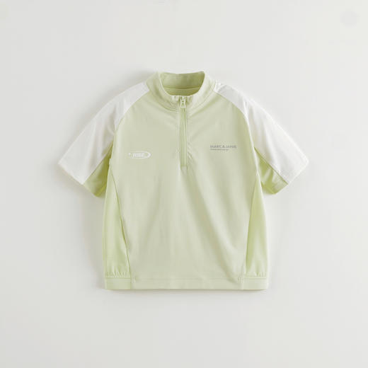 【凉感防晒】马克珍妮女童运动短袖T恤 儿童骑行服春夏新款550388 商品图2