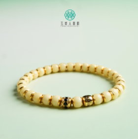 菲菲珠宝好#S925蜜蜡单圈桶珠手串约6*6mm