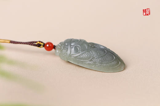 和田玉【玉蝉】吊坠 配精美挂绳 商品图2