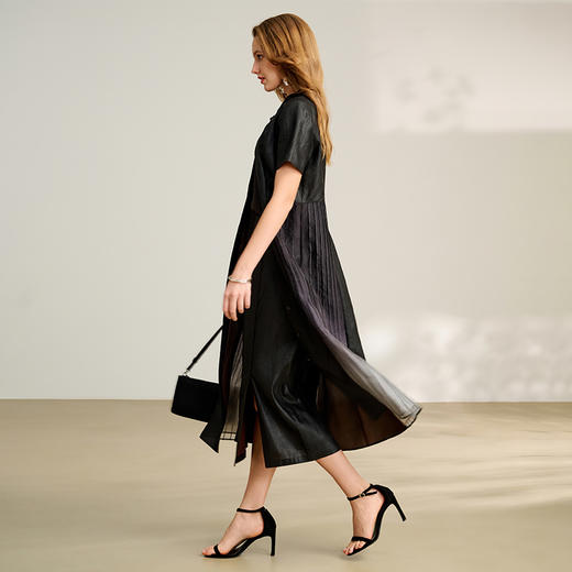 TANGY Collection/2025天意精品商场同款中国风吊染连衣裙L252830 商品图3