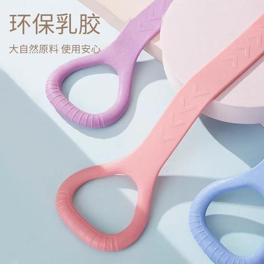 运动弹力带开背训练肩颈拉伸带瑜伽家用硅胶 商品图3