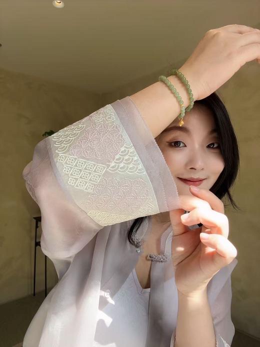 花痴原创设计高品质和田玉国风首饰～单戴叠戴都简约耐看！质地、色泽、水头都非常好！吸睛设计款～搭配新中式美衣太合适啦～ 商品图12