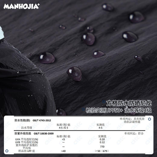 漫画家【小方格神裤】城市轻户外透气防水原纱防晒超薄工装长裤夏 商品图3