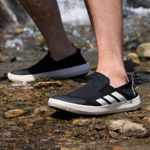 Adidas阿迪达斯BOAT SLIP-ON SHOES 户外排水防滑耐磨一脚蹬登山运动鞋JI3502 商品图0