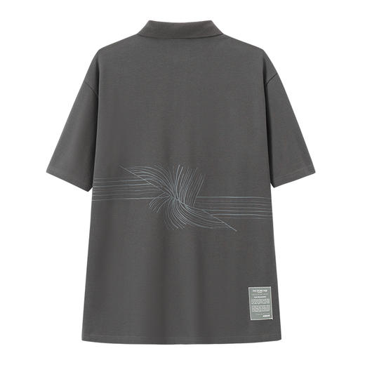 ONIARAI/鬼洗古石器时代幻想蕨类植物图腾圆摆休闲马球衫 A840013 商品图7