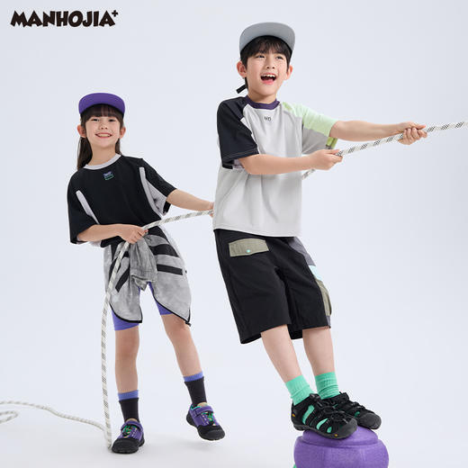 漫画家【防晒魔法衣】高倍原纱防晒全方位凉感训练抱石凉感防晒T 商品图4