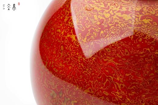 三希堂  流霞系列  中国红大漆建水 商品图2