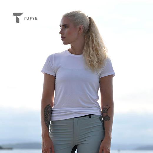 TUFTE 女士超软圆领T恤 商品图3