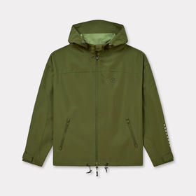 KENZO 高田贤三 男士“博克花2.0”徽标贴片连帽外套 绿色 FF55 BL175 9NB 50