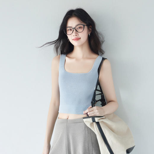 【商场同款】伊芙丽夏毛衫背心1F6230933 商品图2